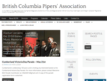 Tablet Screenshot of bcpipers.org